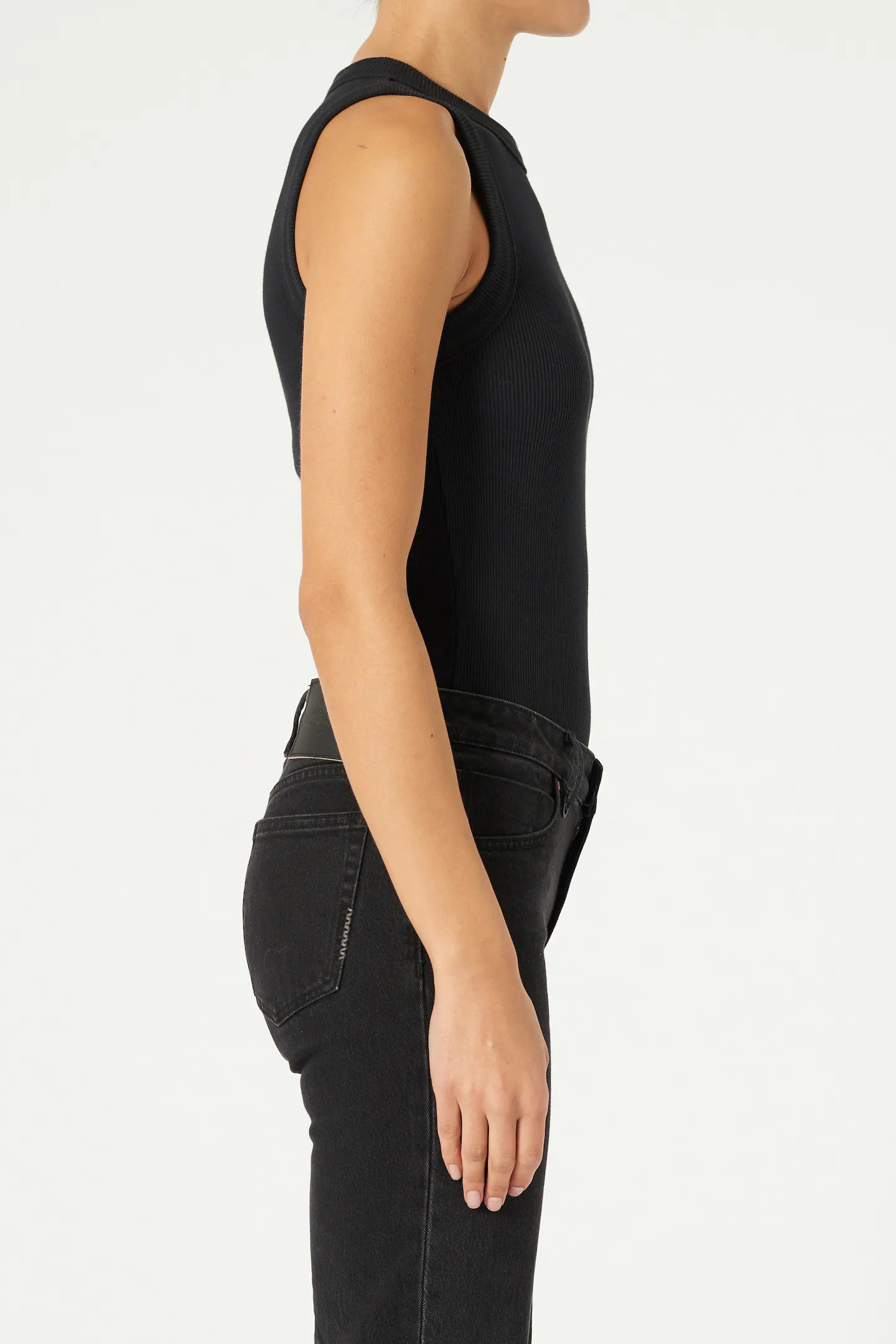 Jonesy Singlet - Black | Neuw Denim