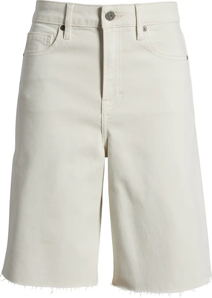 High Waist Bermuda Denim Shorts | Nordstrom