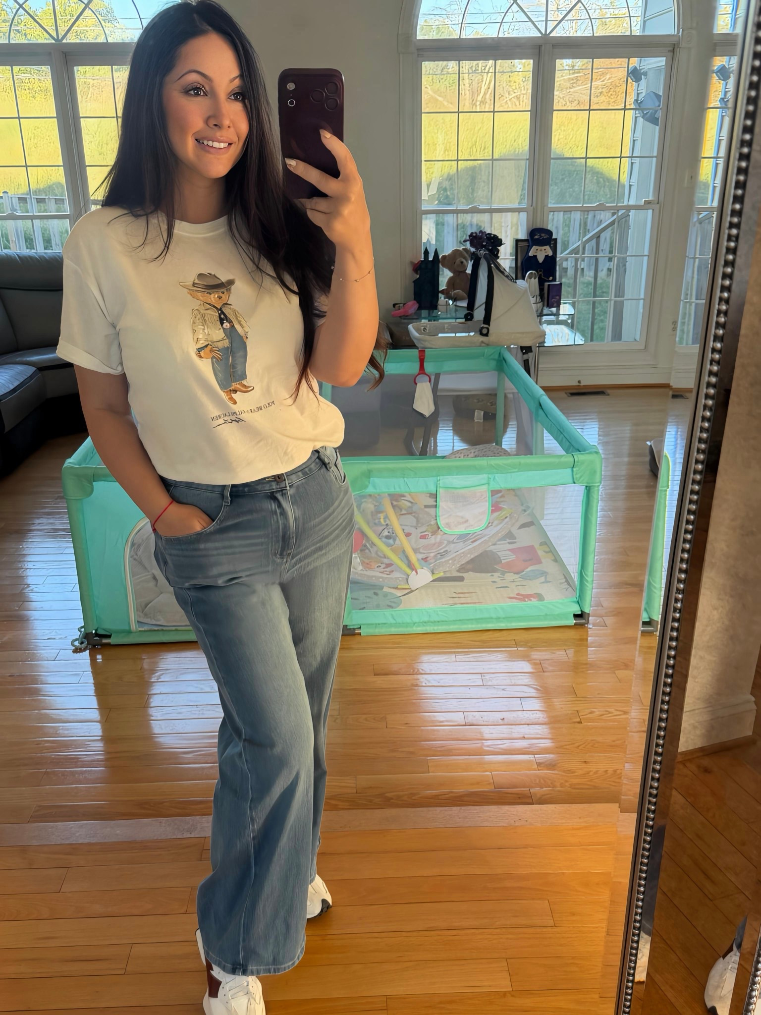 Ralph Lauren tshirt on major sale! Hurry! Polo bear trend! 

#LTKHoliday #LTKSaleAlert #LTKootd