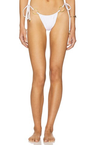CIN CIN Cove String Bikini Bottom in Pearl from Revolve.com | Revolve Clothing (Global)