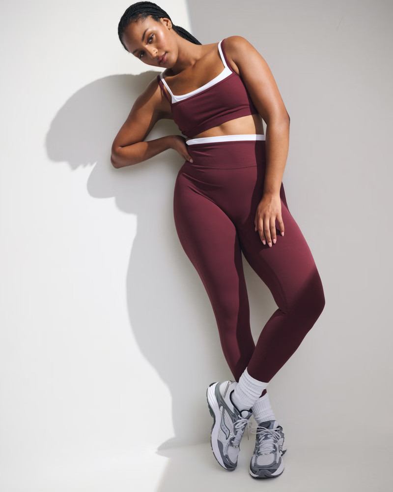 Women's YPB studioFLEX Curve Love 7/8-Length Legging | Women's Bottoms | Abercrombie.com | Abercrombie & Fitch (US)