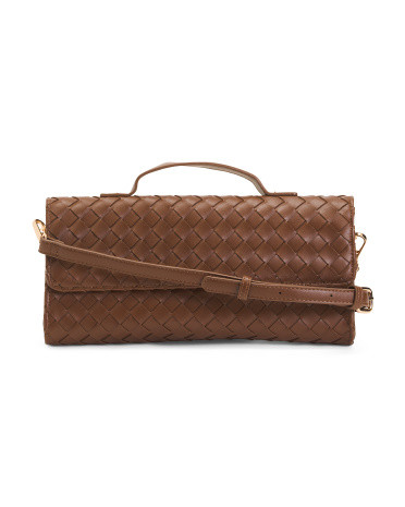 Katie Woven Top Handle Crossbody | TJ Maxx