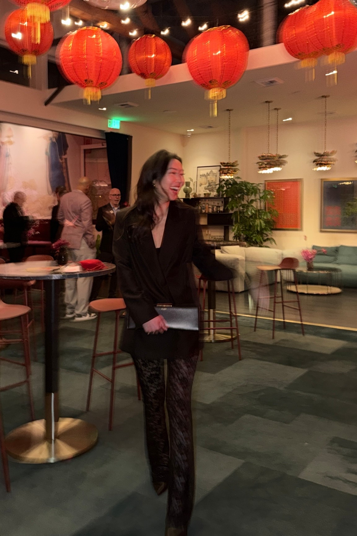 Dress up a black blazer with lace pants! 

#LTKootd