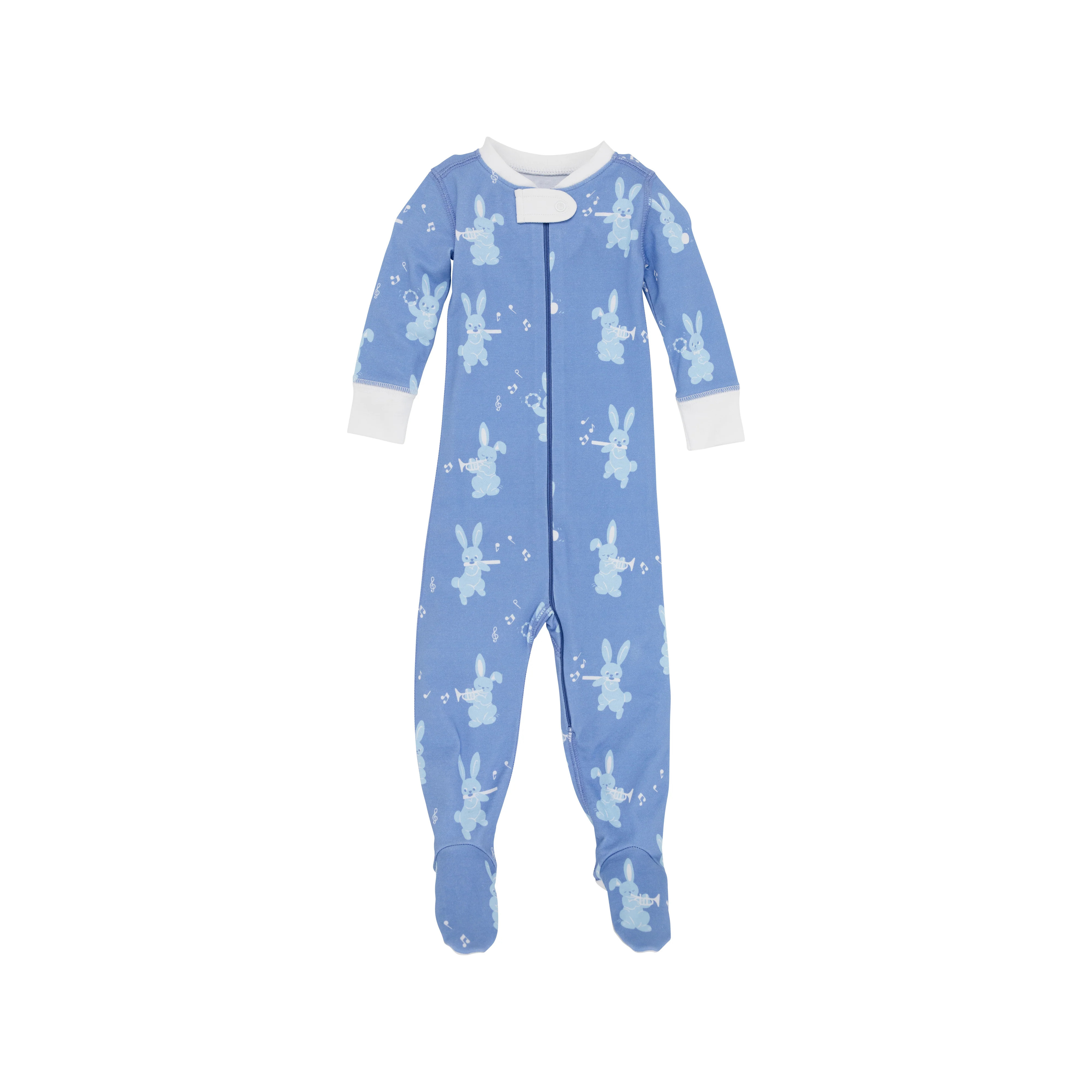 Knox's Night Night - The Bunny Band (Blue) with Worth Avenue White | The Beaufort Bonnet Company