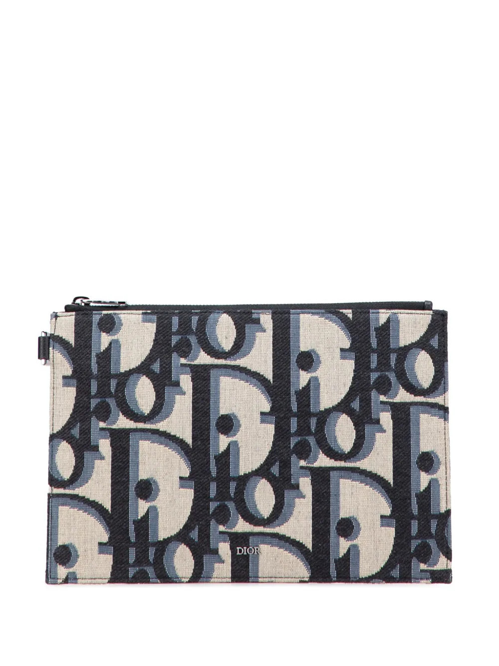 Christian Dior Pre-Owned 2023 Oblique A5 clutch bag - Blue | Farfetch Global