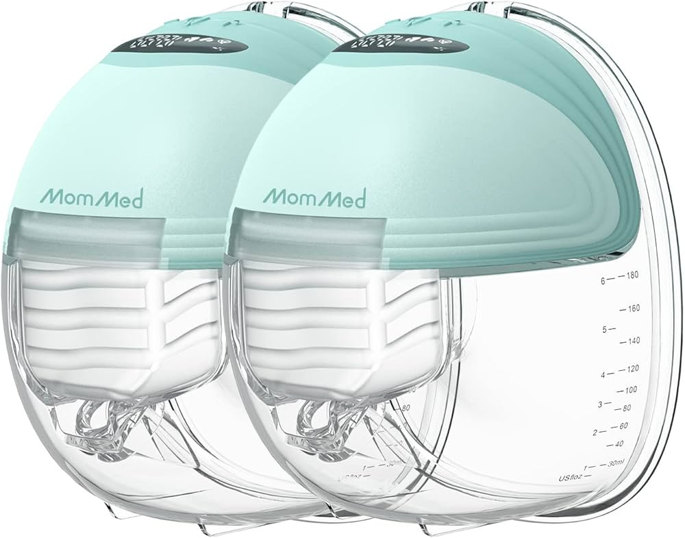 MomMed Double Wearable Breast Pump, Hands-Free Electric Breast Pump with 3 Mode 12 Levels, Leak-P... | Amazon (US)