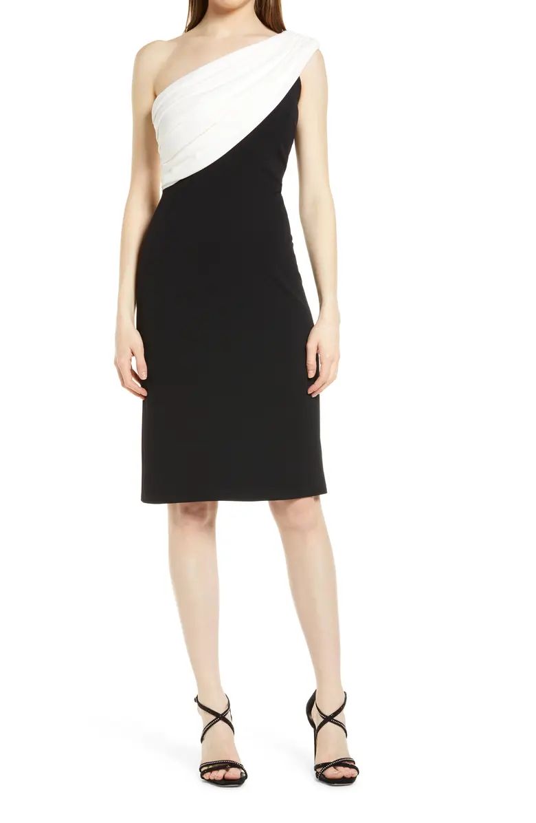 Tadashi Shoji Crepe One-Shoulder Dress | Nordstrom | Nordstrom