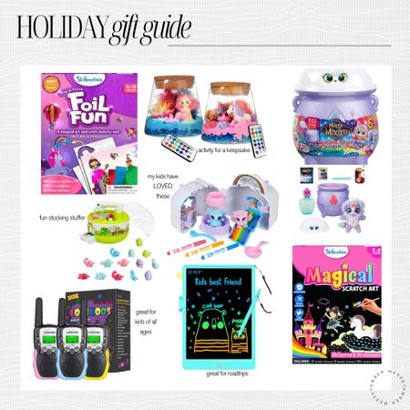 Holiday gift guide | gift ideas for kids | crafts | activities | claw machine | top gift ideas | stocking stuffers

#LTKfindsunder50 #LTKGiftGuide #LTKkids