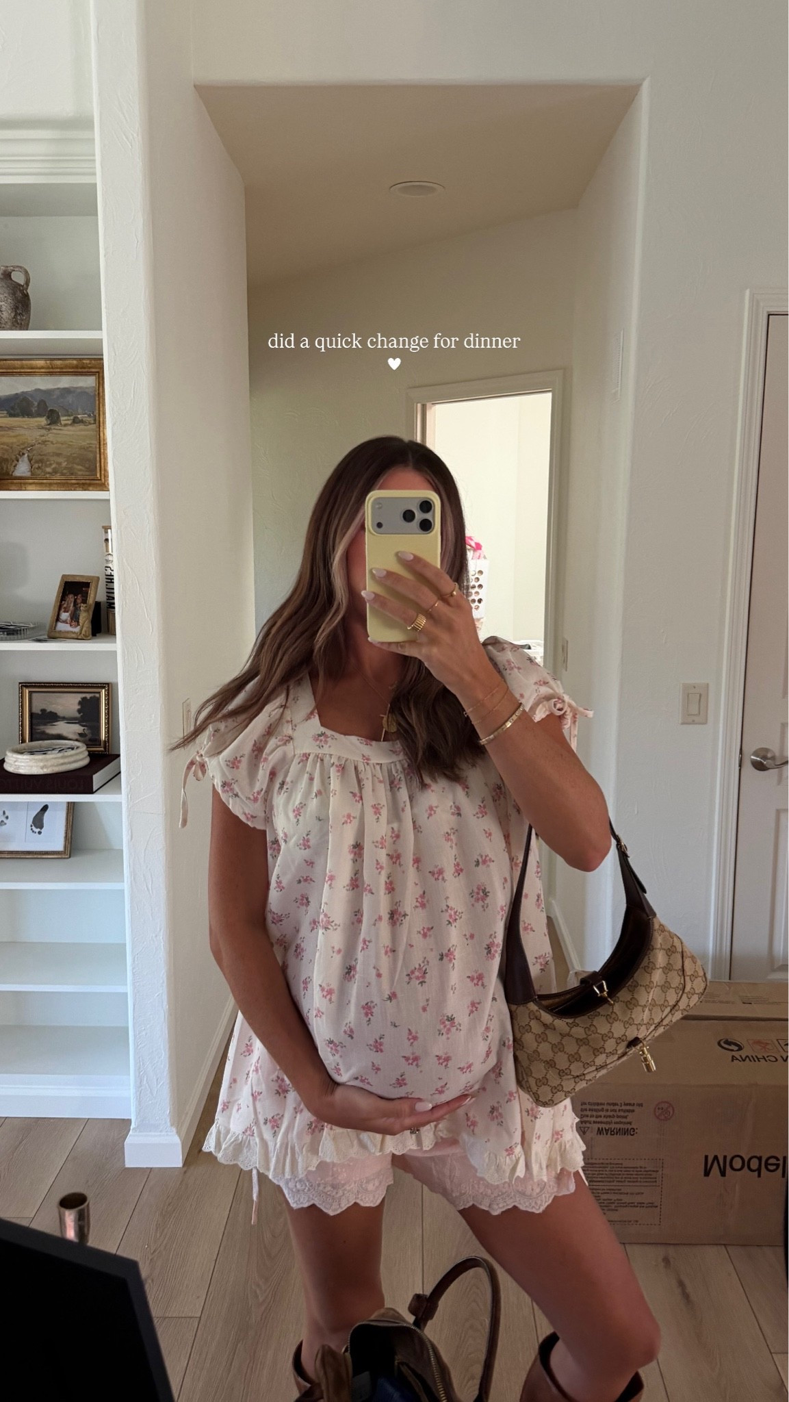 Babydoll top & shorts (sized up to medium in both) & Amazon boots (they run big)

#LTKBump #LTKootd
