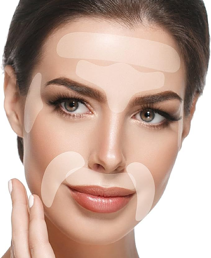 Face Wrinkle Patches - Skincare Pads to Smooth and Moisturize Eye, Mouth, Forehead - Clear Anti-W... | Amazon (UK)