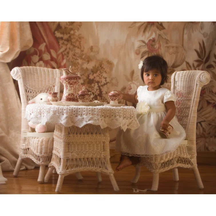 Glick Kids 3 Piece Solid Wood and Chair Set | Wayfair North America