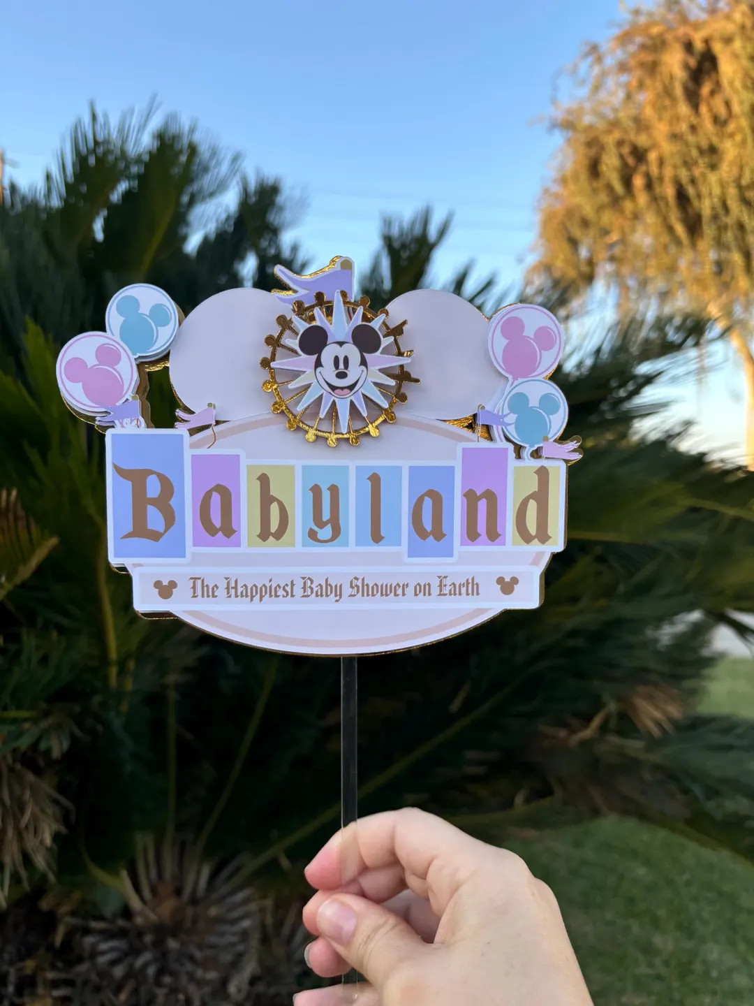 Babyland Cake Topper, Baby Shower, Magical , Cake Topper - Etsy | Etsy (US)