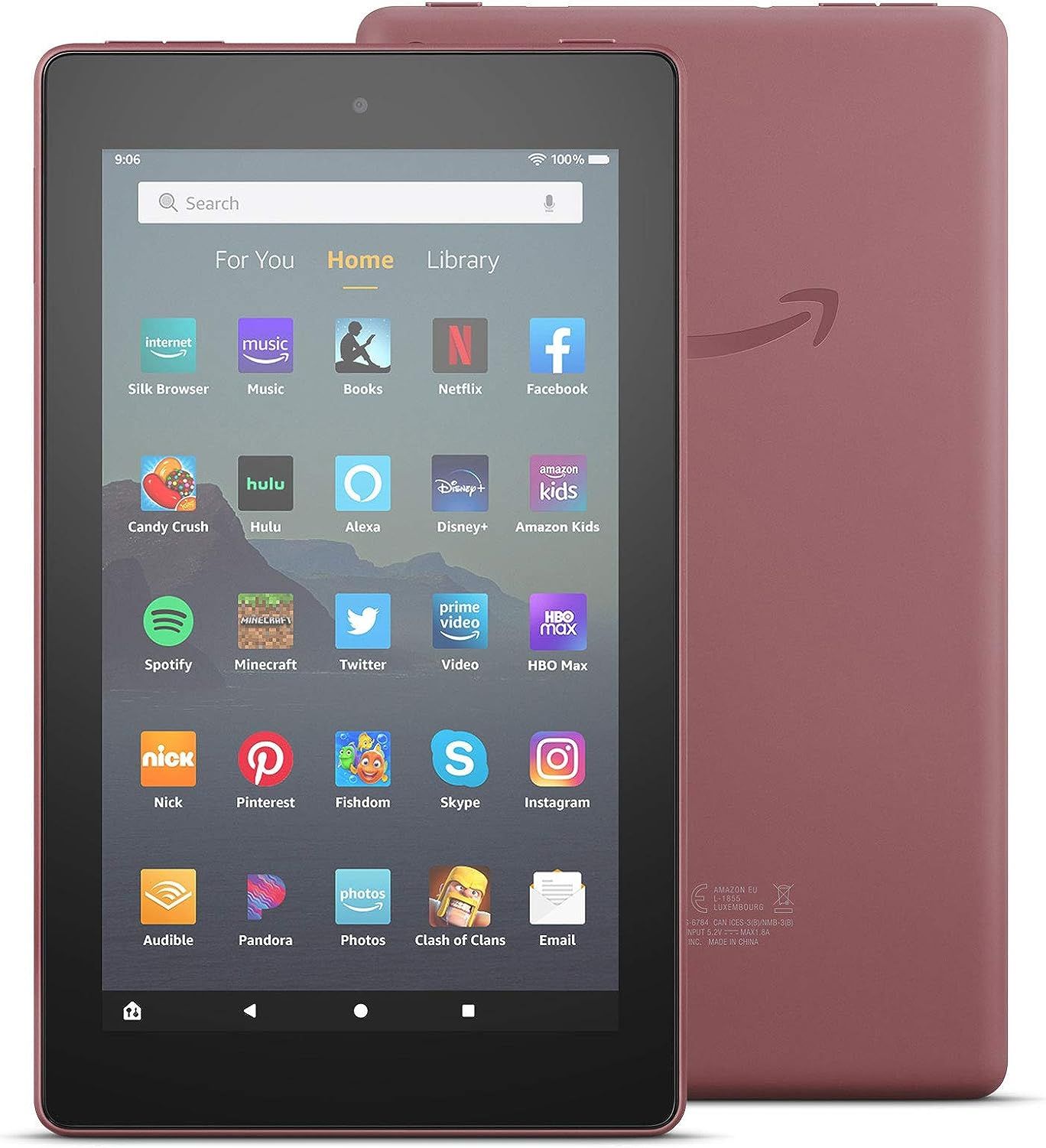 Fire 7 tablet, 7" display, 16 GB, (2019 release), Plum | Amazon (US)