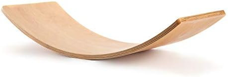 Wooden Wobble Balance Board Waldorf Toys Balance Board Kid Yoga Board Curvy Board - Wooden Rocker... | Amazon (US)