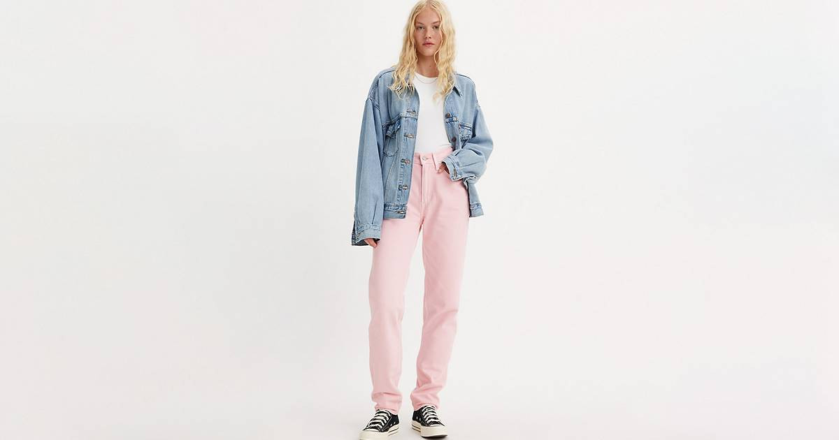 80s Mom Women's Jeans - Pink | Levi's® US | LEVI'S (US)