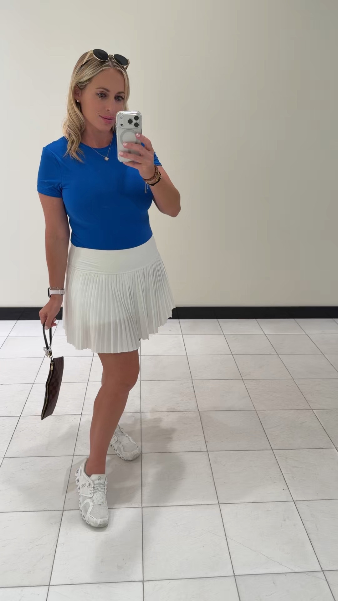 Tennis skirt outfit 

#LTKMidsize #LTKootd #LTKActive