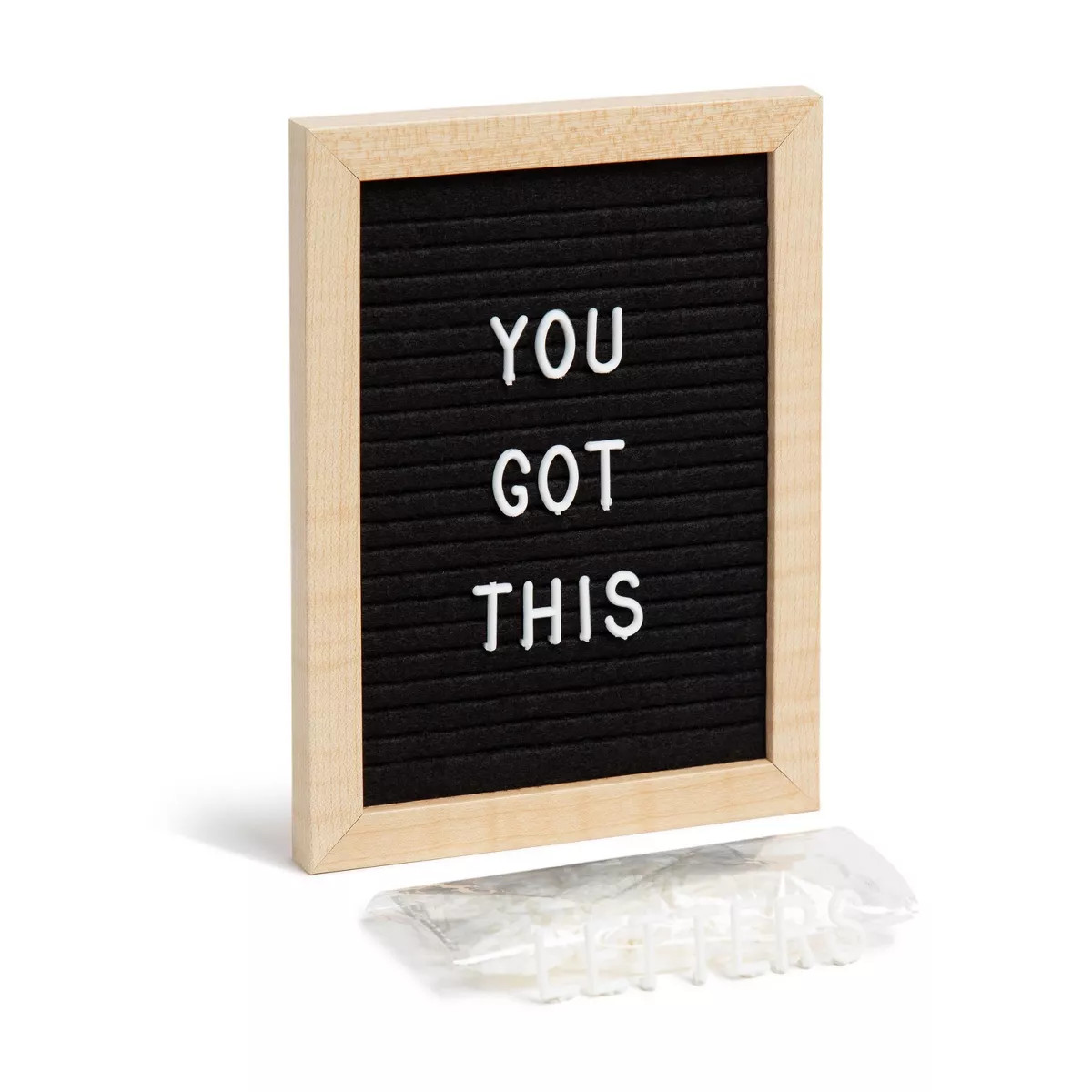 U Brands Locker Letterboard Black | Target