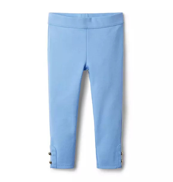 Button-Cuff Ponte Pant | Janie and Jack