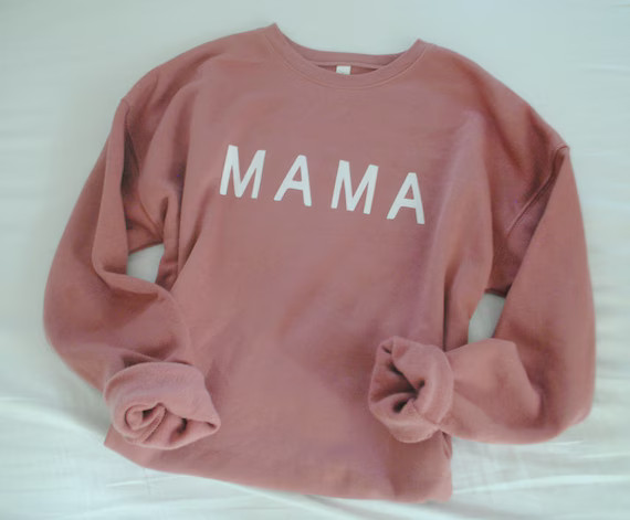 Mama unisex Sweatshirt - Motherhood Sweatshirt - Mama Crew - Mom Sweatshirt - Pink Sweats | Etsy (US)