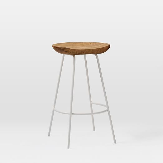 Alden Bar & Counter Stools - White | West Elm (US)