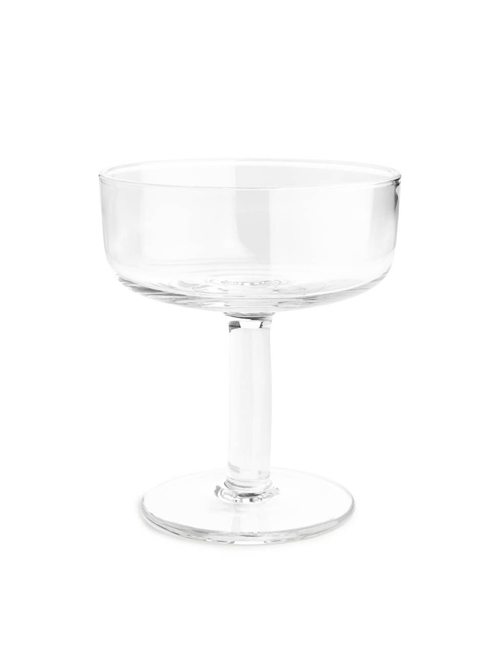 Coupe Glasses, Set of 2 - Clear Glass - ARKET GB | ARKET