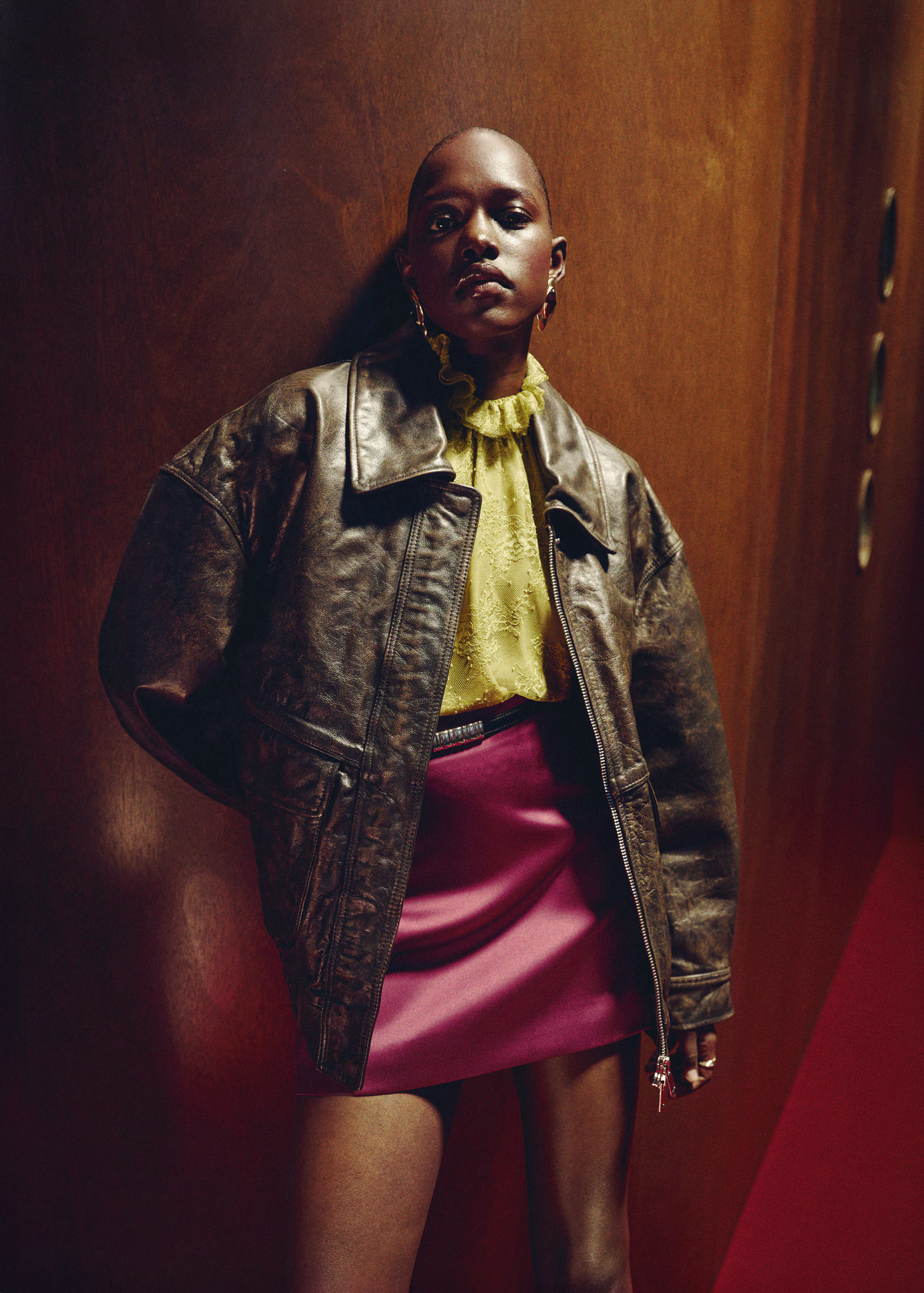 Lace top with ruff collar | Mango (US/MX/AU)