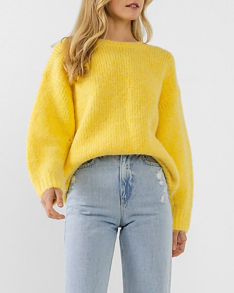 Free the Roses Oversized Chunky Knit Sweater | Express