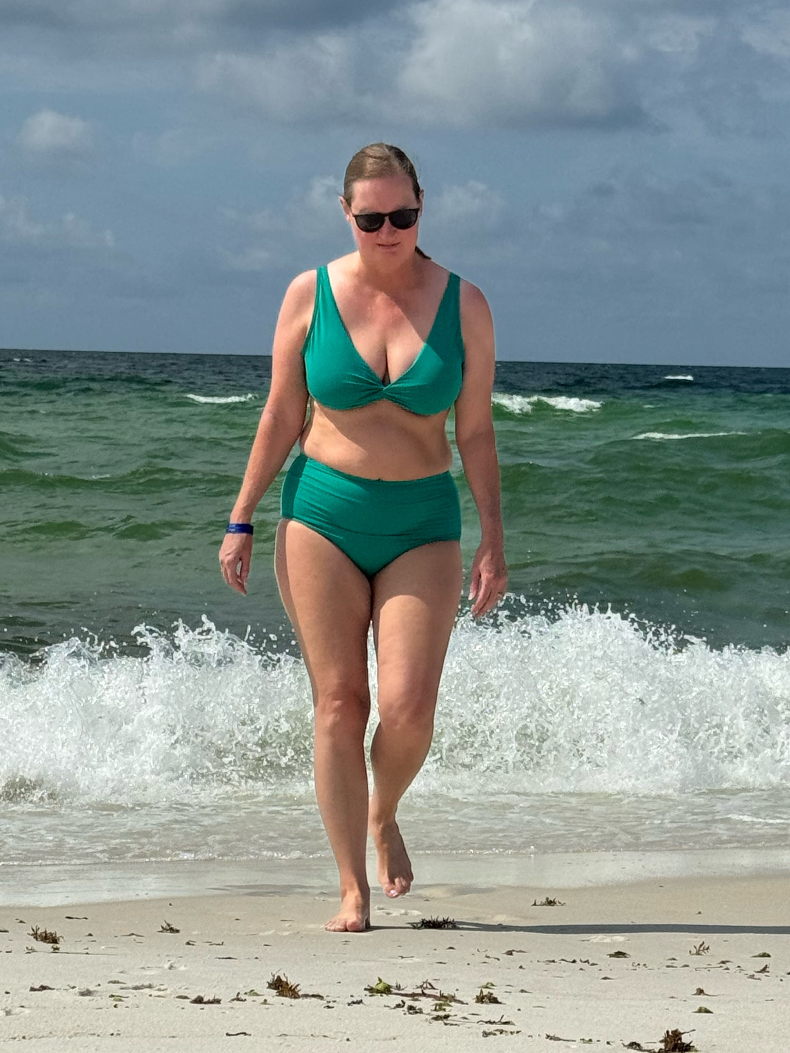 What I wore at the beach on our Florida vacation 🏖️ @LandsEnd Bikini Top & High waist Bikini Bottomm

#LTKSeasonal #LTKMidsize