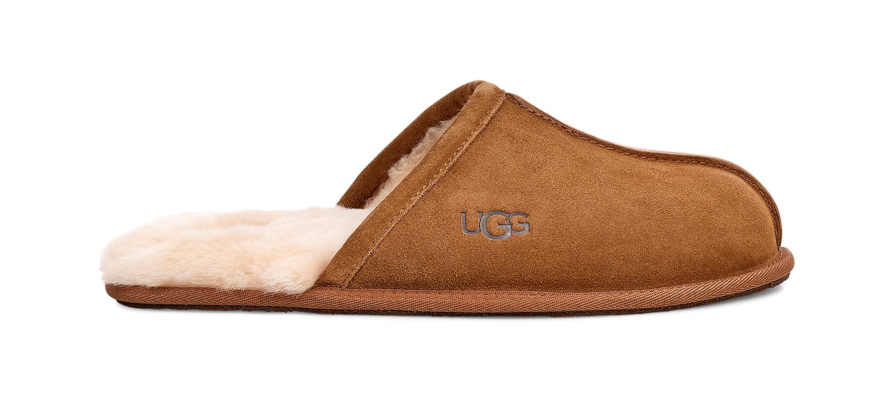 UGG Men's Scuff Sheepskin Backless Slipper in Brown, Size 12 | UGG (US)