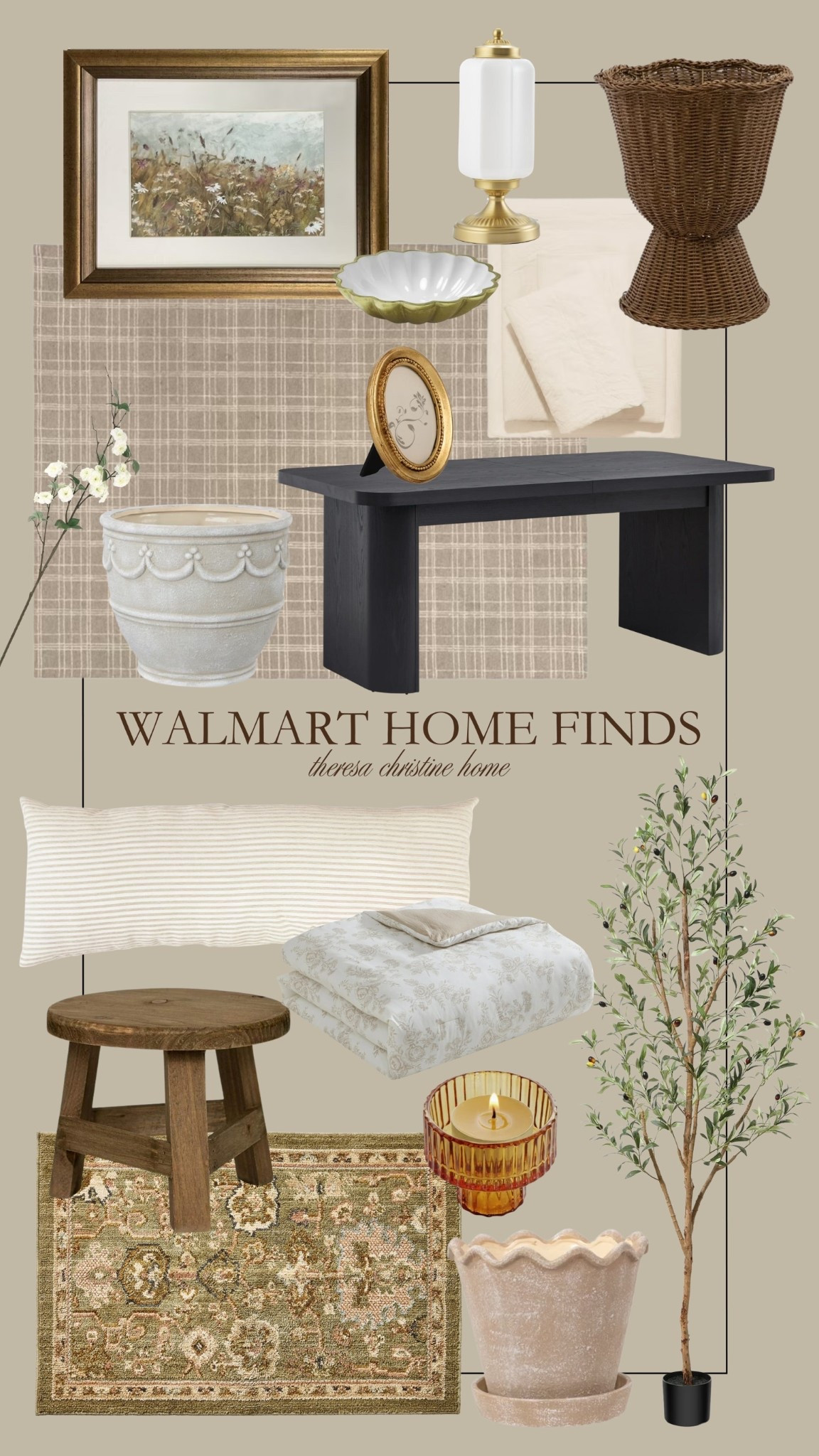Walmart Home Favorites, currently in stock! 🤎🙌🏻 I love all of these for a spring refresh. Neutral Home, Moody Home 

#LTKFindsUnder100 #LTKFindsUnder50 #LTKHome