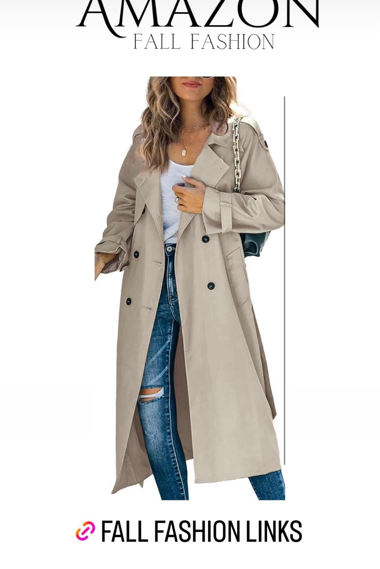 Amazon fall fashion!

Trench coat, coat, fall jacket, fall coat, fall trench coat, Amazon, Amazon fashion

#LTKfindsunder100 #LTKstyletip #LTKsalealert