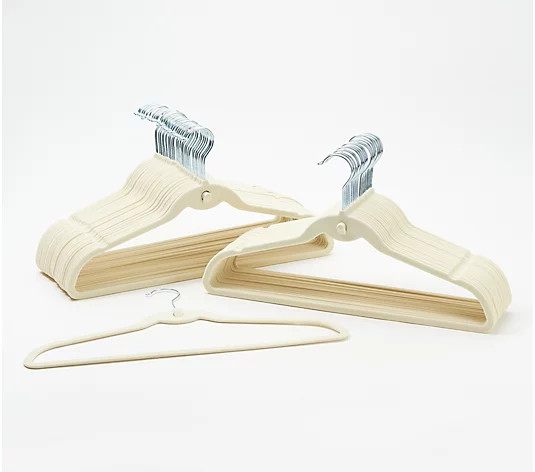 Clutterfree Set of 50 Universal Hanger Set | QVC