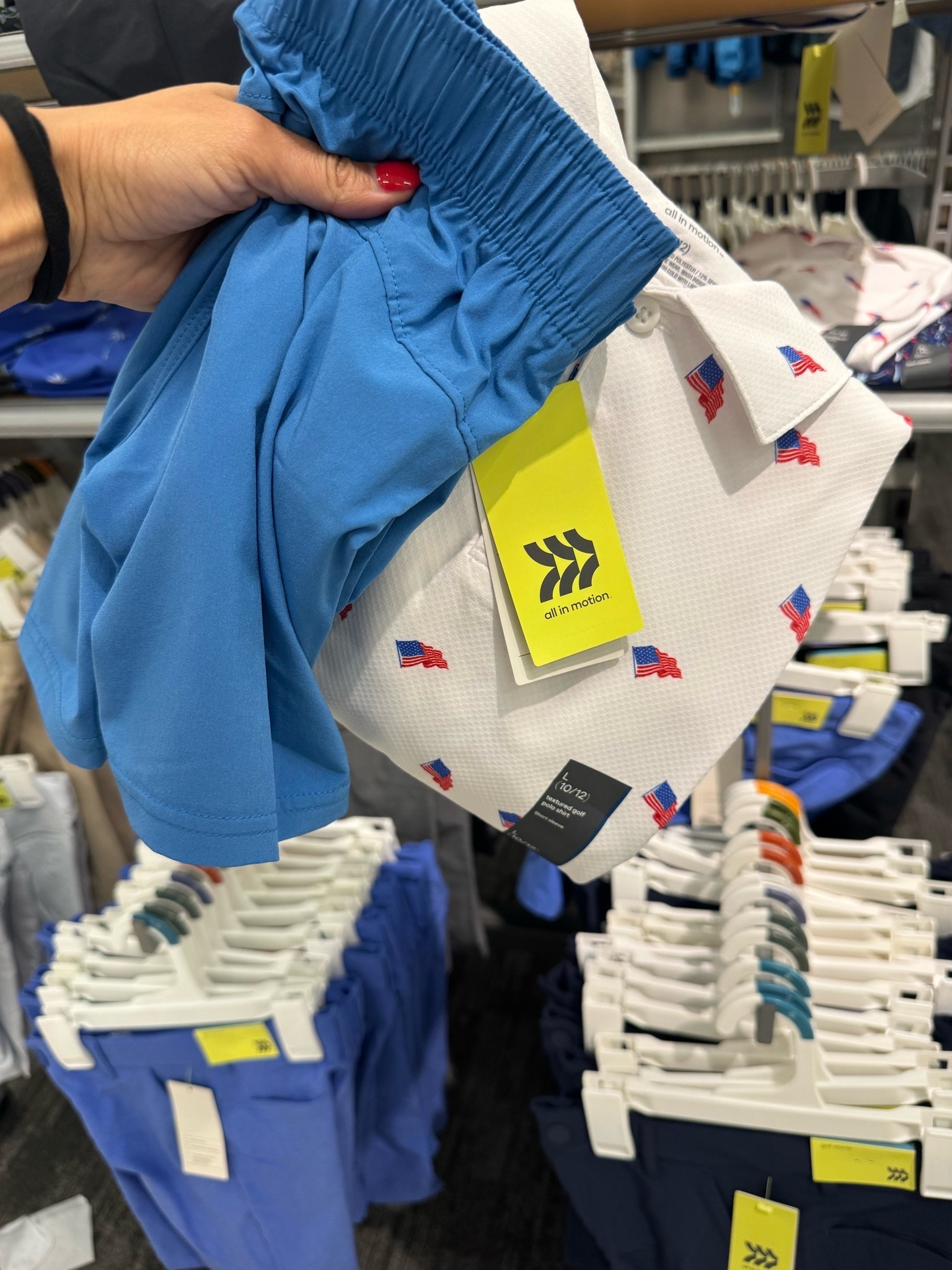 Target sale for kids clothing, all in motion included in sale. 
Obsessed with this combo for Fourth of July!🇺🇸
Boys all in motion at target, boys athletic shorts

#LTKSaleAlert #LTKmomlife #LTKKids