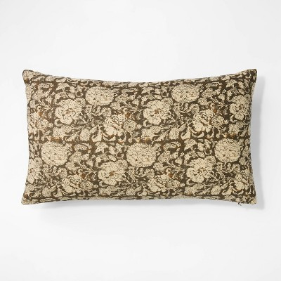 Oversized Lumbar Throw Pillow - Threshold™ designed with Studio McGee: Linen-Cotton Blend, Zipp... | Target