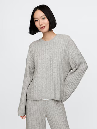 CashSoft Cable-Knit Sweater | Gap (US)