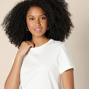 Amazon Essentials Women's Regular Fit 100% Cotton Crewneck Short Sleeve T-Shirt | Amazon (US)