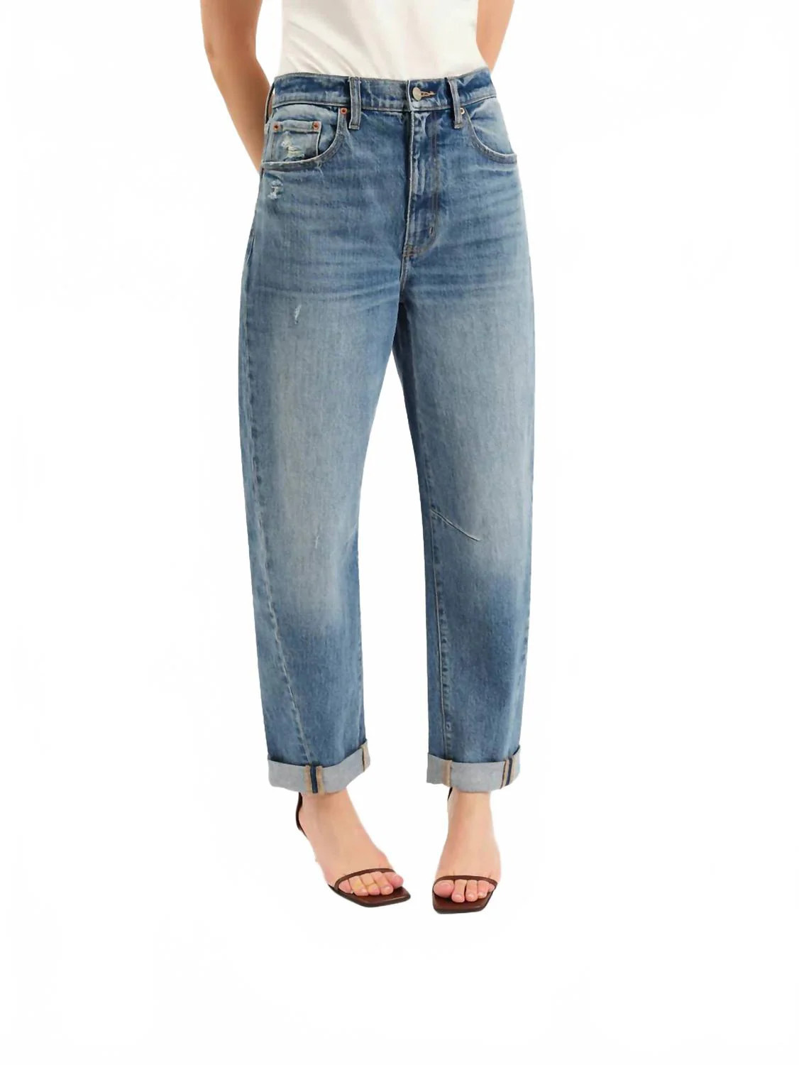 Venice Barrel Leg Jeans In The Blues | Shop Simon