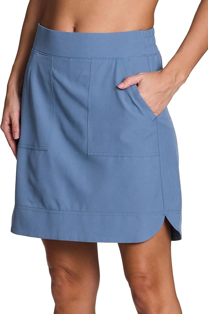 RBX Active Longer Length Skort for Women, Quick Drying Woven Pickleball Golf Skort with Pockets f... | Amazon (US)