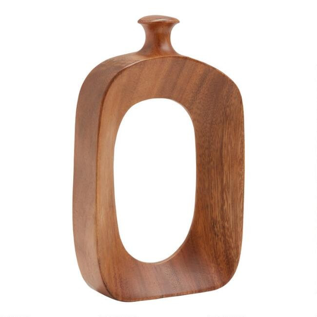 Medium Suar Wood Abstract Decor | World Market