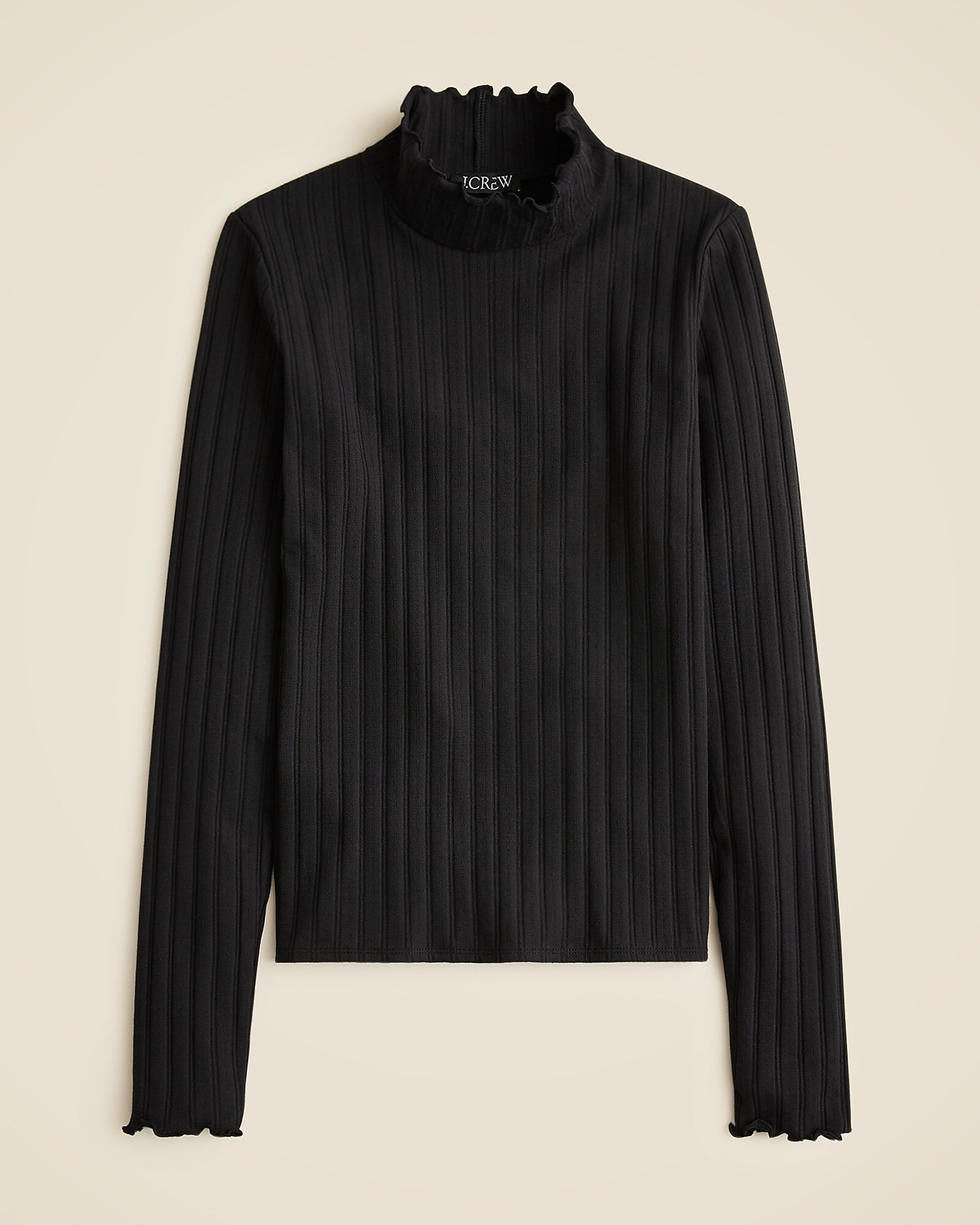 Pointelle knit turtleneck | J. Crew US