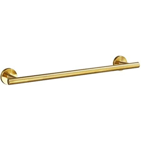 JQK Bath Towel Bar Brushed Gold, 18 Inch Stainless Steel Towel Rack Bathroom | Amazon (US)