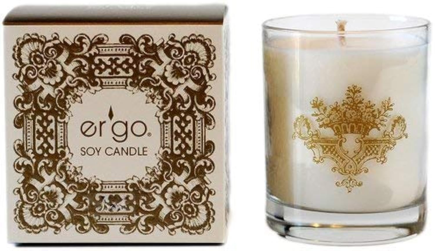 Ergo Soy Candle Pearl Collection, Hand Poured Natural Vegan Soy Wax - Luxuriously Scented Rosemar... | Amazon (US)