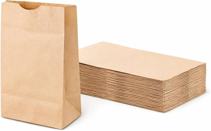 Perfect Stix - Brown Bag 2-100 count, 2lb Brown Paper Bags - Brown Bags - 100 count (Pack of 1) | Amazon (US)