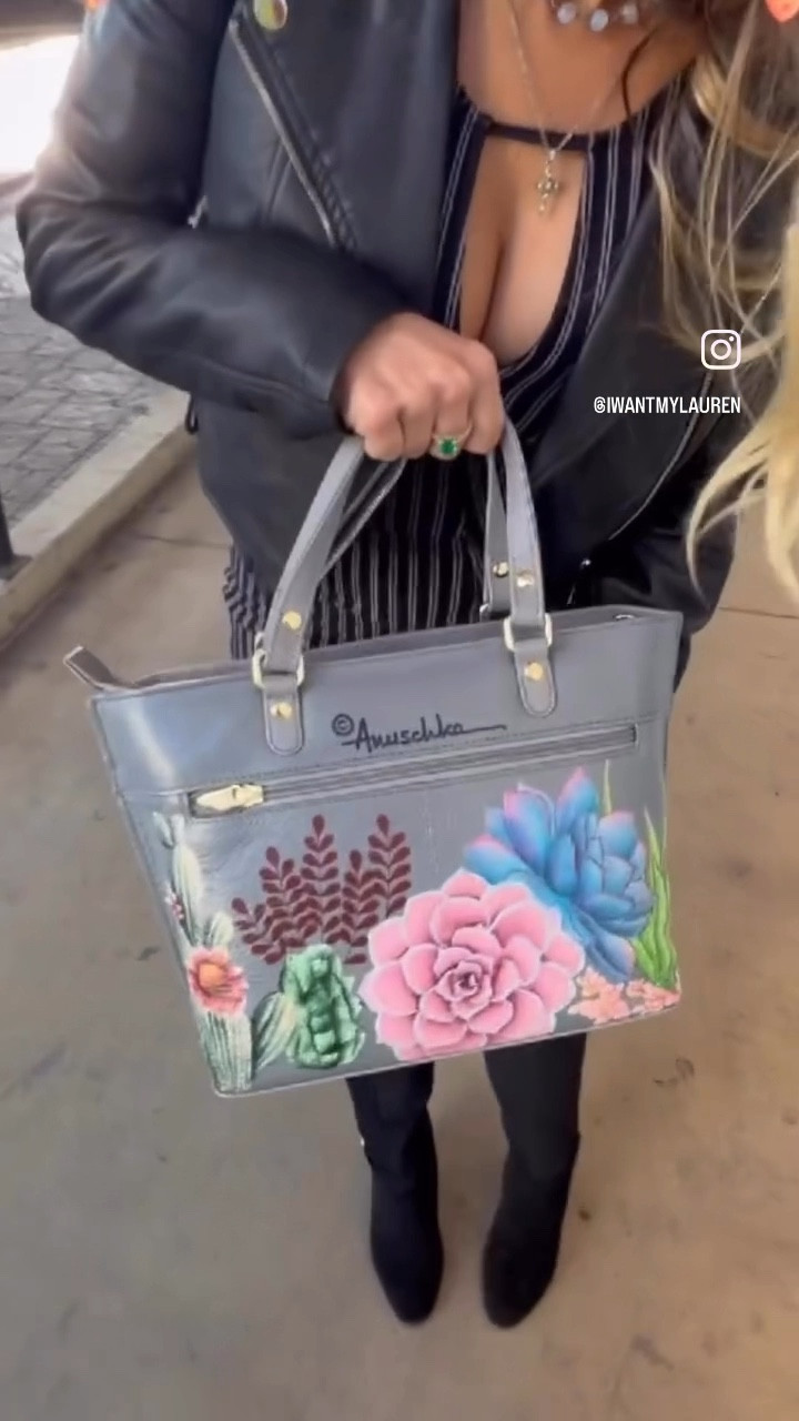 Does anyone else love when someone asks where you got your bag? ✨

That happened to me with this beautiful hand-painted purse by Anuschka. @anuschkaleather  @ltk.creators 

Every detail is literally painted by hand, which makes each one completely unique. It’s one of those pieces that instantly starts conversations.

I love accessories that feel like wearable art instead of something mass produced.

Would you wear a colorful statement bag like this or do you stick to neutrals?

#Anuschka #HandPaintedLeather #StatementBag #ArtYouCanWear #LTKCreator

#LTKSaleAlert #LTKTravel #LTKootd