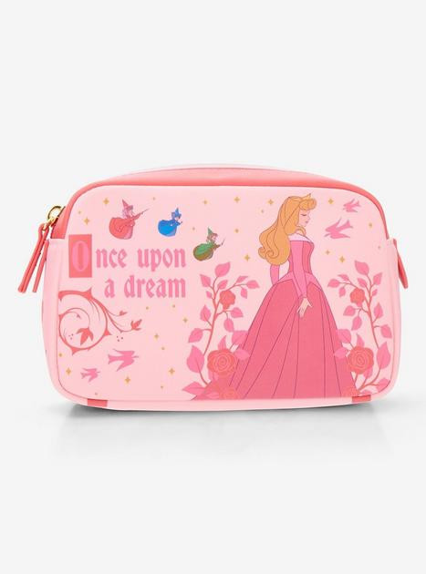 Loungefly Disney Sleeping Beauty Aurora Floral Cosmetic Bag - BoxLunch Exclusive | BoxLunch | BoxLunch