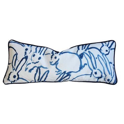 Groundworks Slonem Bunny Hutch Pillow | One Kings Lane