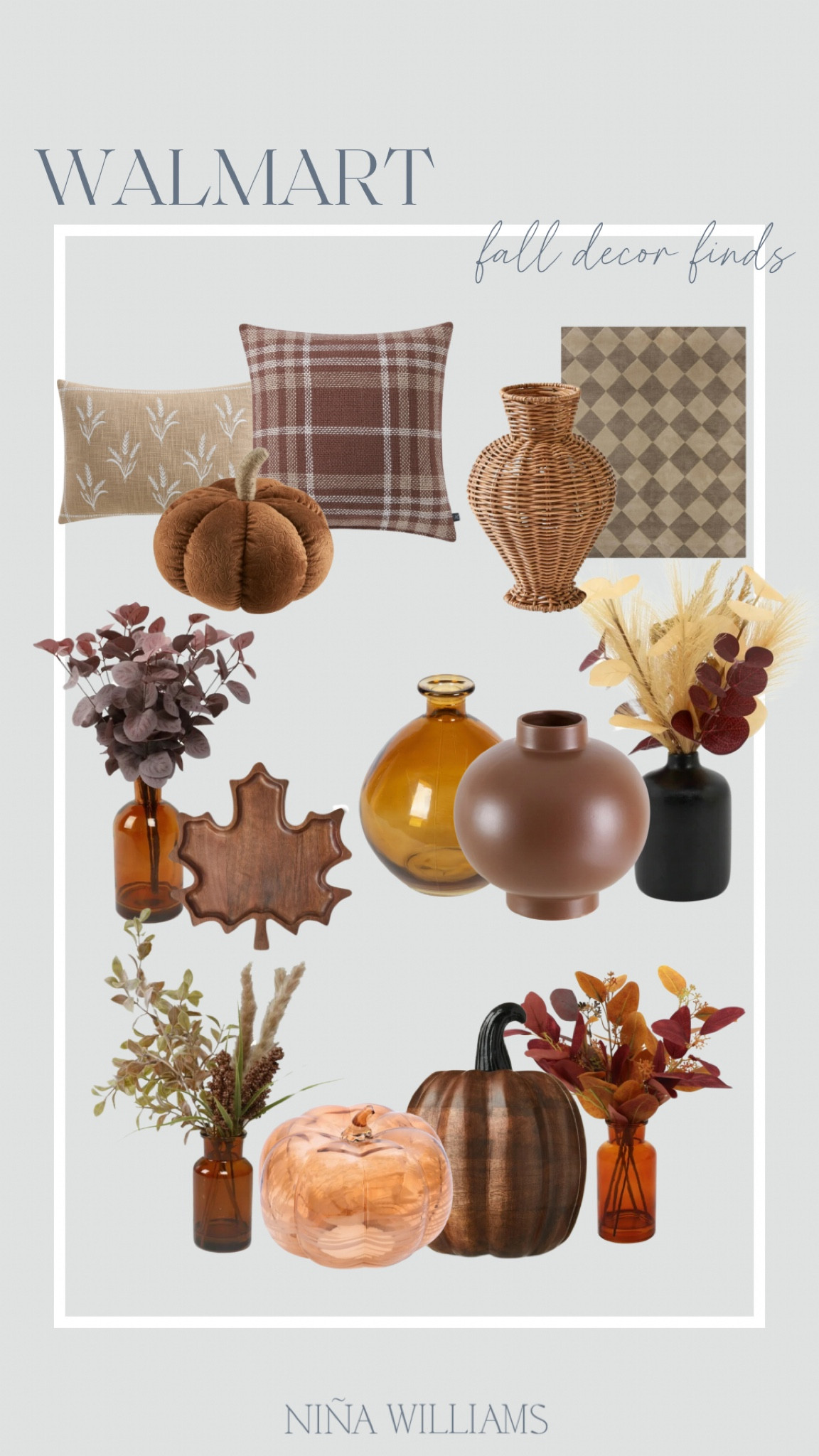 Walmart fall decor finds! - Walmart decor - brown fall decor 

#LTKStyleTip #LTKHome #LTKSeasonal