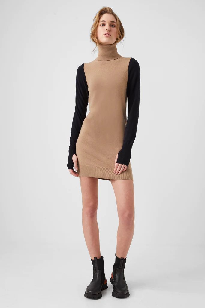 Millia Color Block Vhari Sweater Dress | French Connection (US)