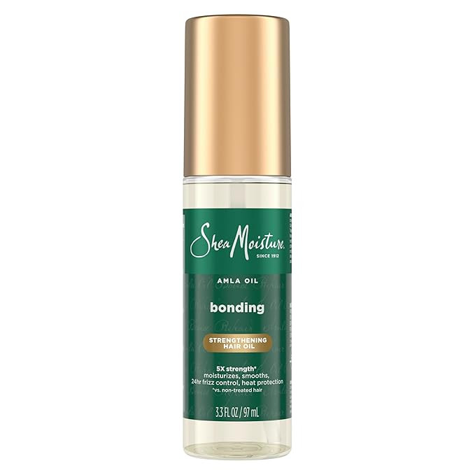 Shea Moisture Bonding Oil with Amla Oil Frizz Control 3.3oz | For damaged hair - smooths frizz, s... | Amazon (US)