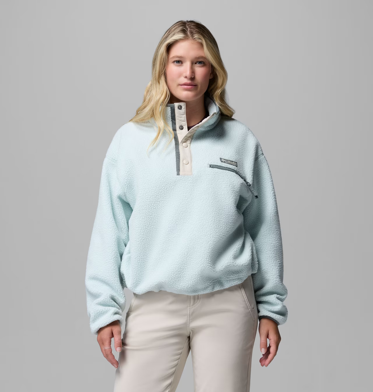 Women's Helvetia II Cropped Half Snap Fleece Pullover | Columbia Sportswear